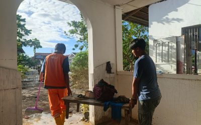 Rumah Zakat Action Bersihkan Panti Asuhan Pascabanjir Padang