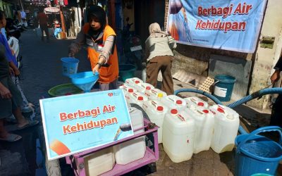 Rumah Zakat Berbagi Air Kehidupan, Salurkan 20.000 Liter Air Bersih untuk 1.000 Warga Desa Tanjakan, Indramayu.