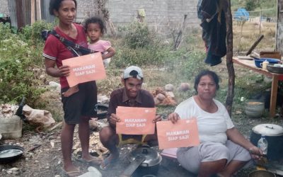 Rumah Zakat Salurkan 1.137 Porsi Makanan Hangat untuk Penyintas Gempa di Nusa Tenggara Timur