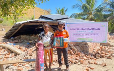 IMSA Care Bersama Rumah Zakat Salurkan Hygiene Kit untuk Penyintas Gempa NTT di Nagekeo