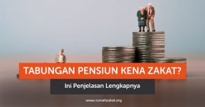 tabungan pensiun kena zakat