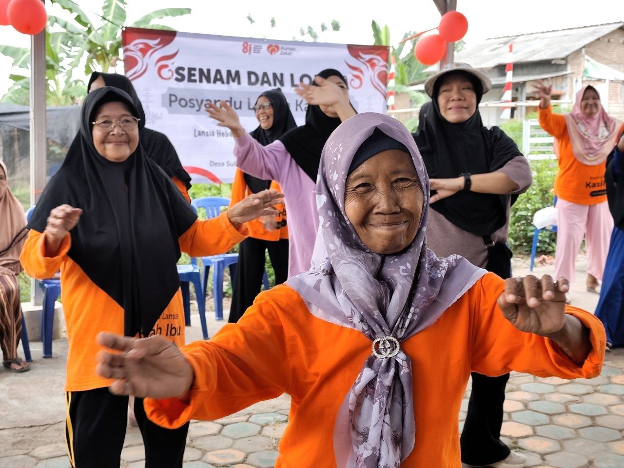 Kegiatan lansia kemerdekaan bersama Rumah Zakat di Sukajaya Lempasing Pesawaran Kegiatan lansia kemerdekaan bersama Rumah Zakat di Sukajaya Lempasing Pesawaran