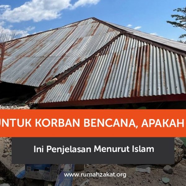 zakat bagi penyintas bencana alam