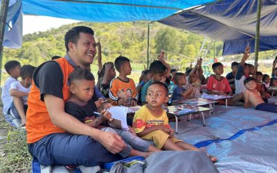 Rumah Zakat Menggelar LDP Bagi Anak-anak Terdampak Gempa di Manggarai Timur