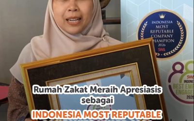 Rumah Zakat Raih Apresiasi Indonesia Most Reputable Companies Award 2026 dan Indonesia Best Employee 2026 .