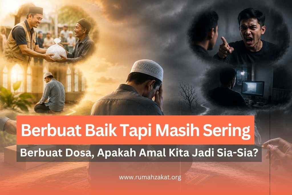 beramal tapi masih sering berbuat dosa