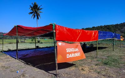 Rumah Zakat Bangun Sekolah Darurat untuk Anak-anak Terdampak Bencana di Manggarai Timur