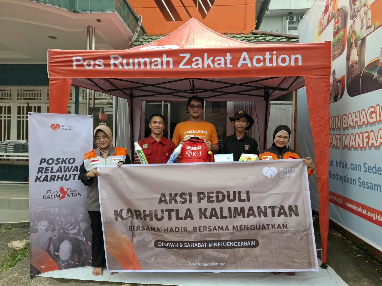 Dukungan obat-obatan dan operasional untuk relawan karhutla Kalimantan Barat