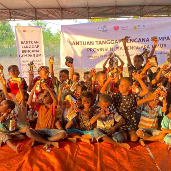 PT PLN Peduli bersama Rumah Zakat menggelar LDP untuk anak terdampak gempa NTT