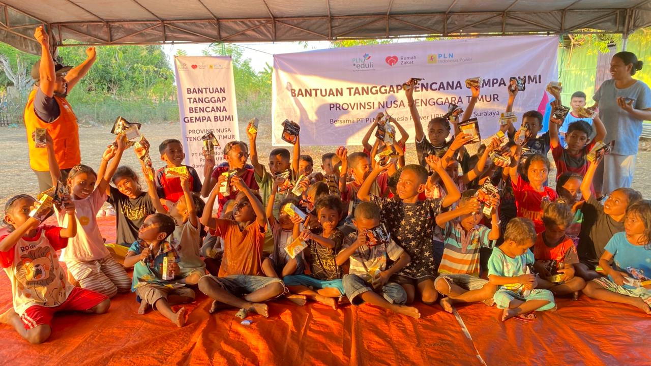PT PLN Peduli bersama Rumah Zakat menggelar LDP untuk anak terdampak gempa NTT