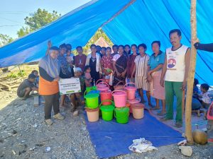 IMSA Care bersama Rumah Zakat menyalurkan 25 Hygiene Kits untuk warga terdampak gempa di Aeramo