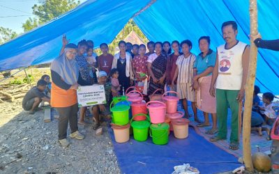 IMSA Care Bersama Rumah Zakat Salurkan Hygiene Kits untuk Warga Terdampak Gempa di Aeramo