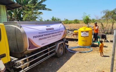 BPKH Bersama Rumah Zakat Salurkan 7.700 Liter Air Bersih untuk Penyintas Gempa NTT