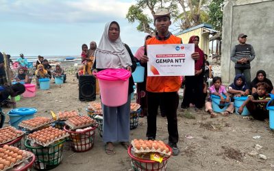 BE Agency dan Rumah Zakat Salurkan Paket Sembako untuk Penyintas Gempa di Manggarai Timur