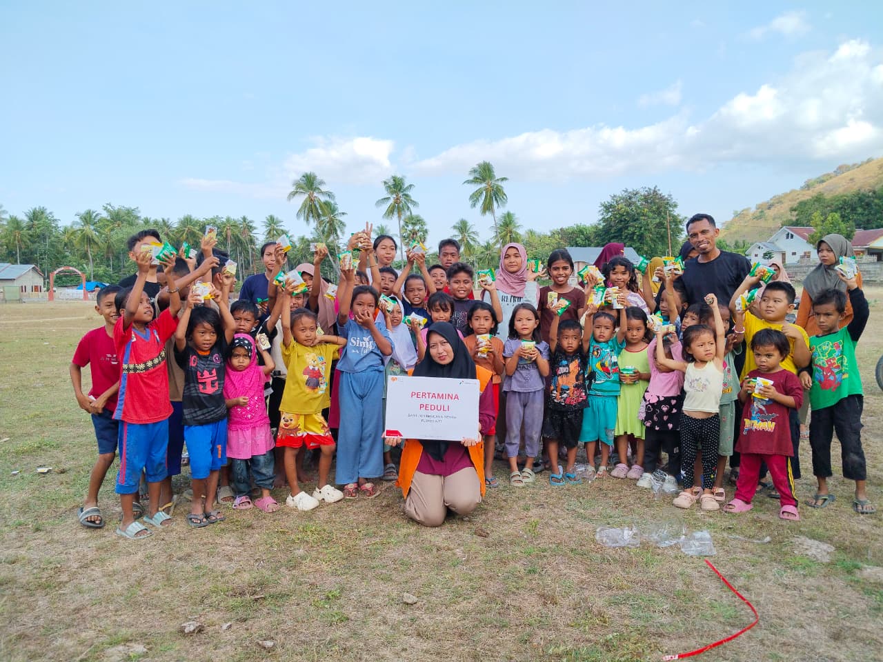 Pertamina Peduli bersama Rumah Zakat menggelar LDP untuk 53 anak terdampak gempa di Ngada, NTT. Pertamina Peduli bersama Rumah Zakat menggelar LDP untuk 53 anak terdampak gempa di Ngada, NTT.