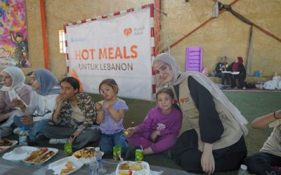 Rumah Zakat Distributes Hot Meals to 433 Children in Baalbek, Lebanon