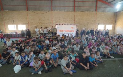 Rumah Zakat Salurkan Makanan Hangat untuk 433 Anak di Baalbek, Lebanon