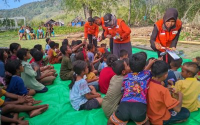 Batavia Rabbit Bersama Rumah Zakat Hadirkan Keceriaan bagi Anak Penyintas Gempa NTT