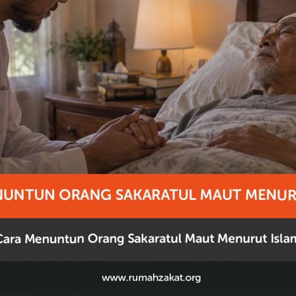Keluarga mendampingi orang yang sedang mengalami sakaratul maut