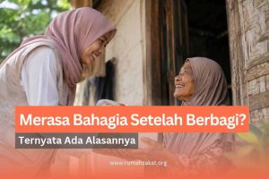 bahagia setelah berbagi