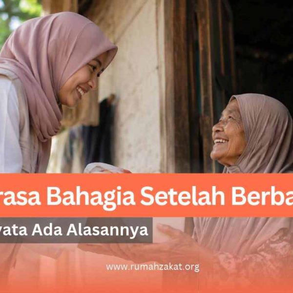 bahagia setelah berbagi