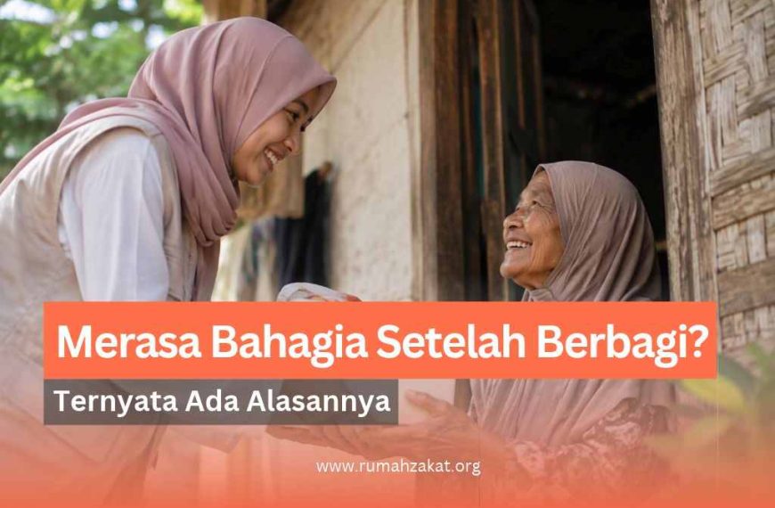 bahagia setelah berbagi
