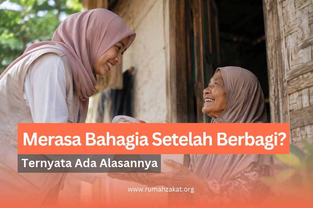 bahagia setelah berbagi