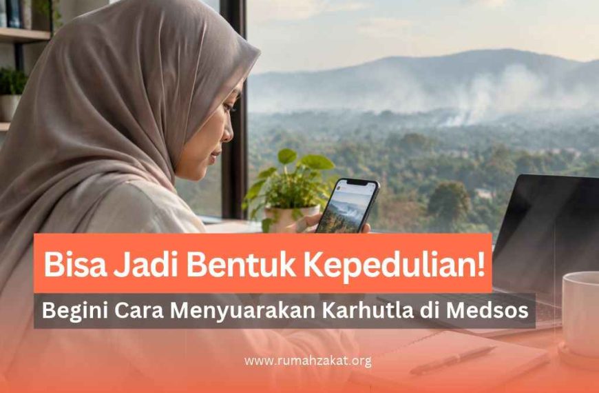 menyuarakan karhutla di medsos