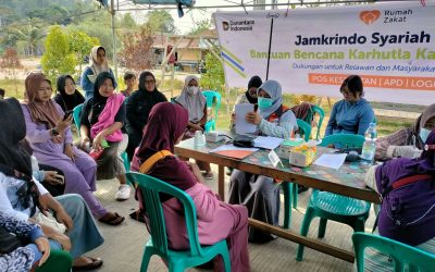 Jamkrindo Syariah Bersama Rumah Zakat Hadirkan Pos Kesehatan bagi Masyarakat dan Relawan Karhutla di Samarinda