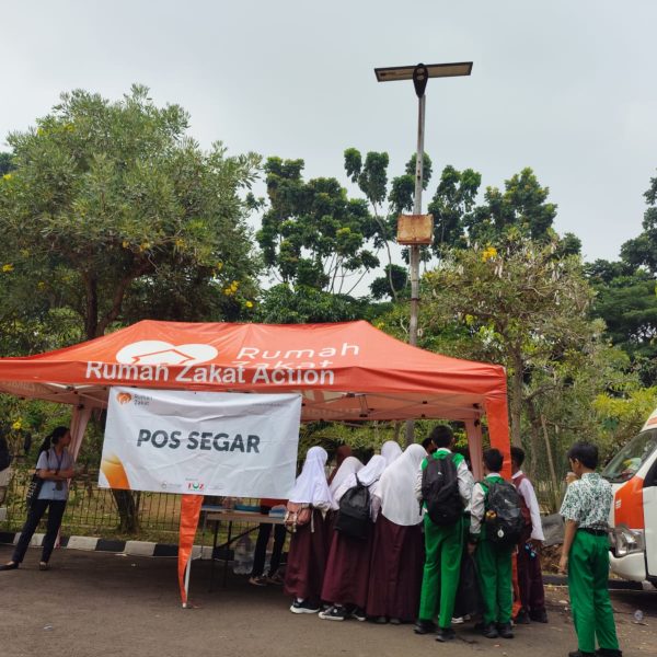 Layanan Pos Segar Rumah Zakat pada puncak Bulan PRB 2026 di Serang, Banten