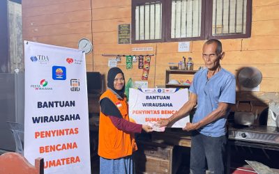 TDA Bekasi dan Rumah Zakat Salurkan Bantuan Wirausaha untuk 10 UMKM Terdampak Bencana di Aceh