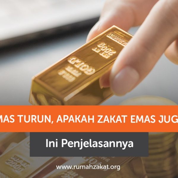 Harga emas turun apakah zakat emas juga turun