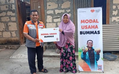 Rumah Zakat Salurkan Bantuan Modal Usaha untuk Lima UMKM Perempuan di Triwidadi Bantul
