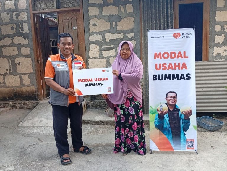 Rumah Zakat Salurkan Bantuan Modal Usaha untuk Lima UMKM Perempuan di Triwidadi Bantul