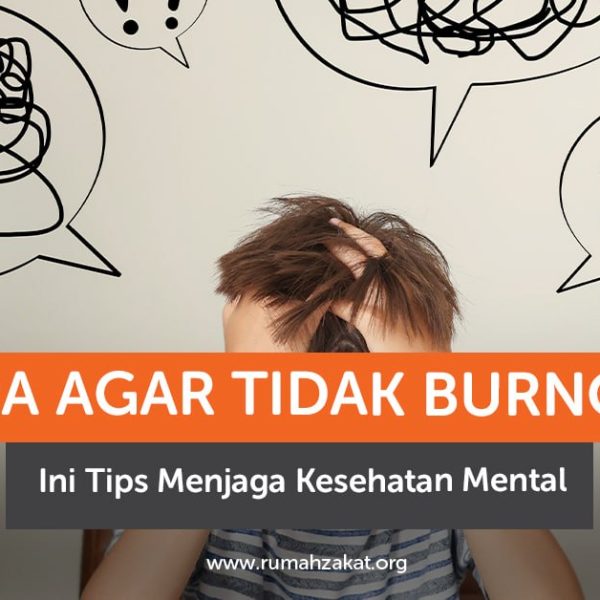 Ilustrasi seseorang beristirahat untuk mencegah burnout dan menjaga kesehatan mental
