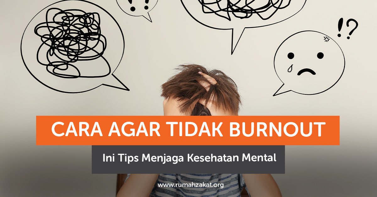 Ilustrasi seseorang beristirahat untuk mencegah burnout dan menjaga kesehatan mental