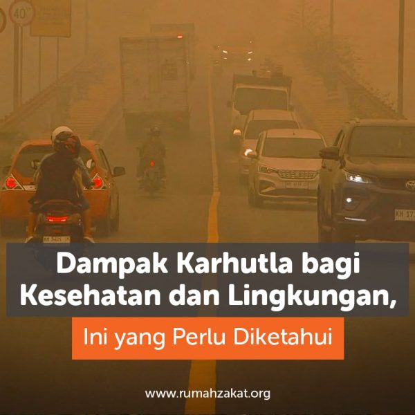 Dampak kebakaran hutan dan lahan yang menimbulkan kabut asap serta merusak lingkungan