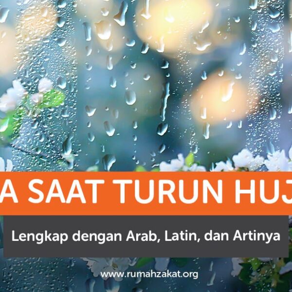 Ilustrasi suasana hujan sebagai pengingat untuk membaca doa dan mensyukuri nikmat Allah SWT.
